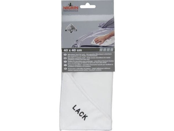 NIGRIN 71121 lakk mikrofiberklut 1 stk (40 x 40 cm)