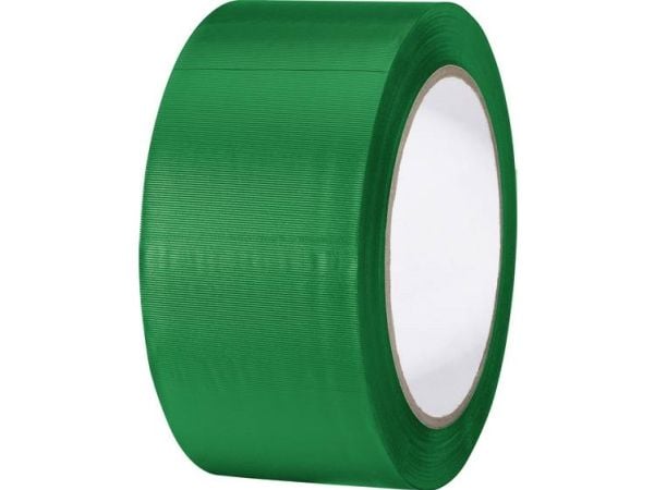 TOOLCRAFT 832450Ü-C PVC-tape grønn (L x B) 33 m x 50 mm 1 stk