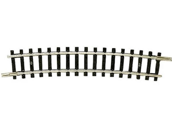 Fleischmann skinnestykke 22225 N (uten ballast) buet spor 15° 329 mm