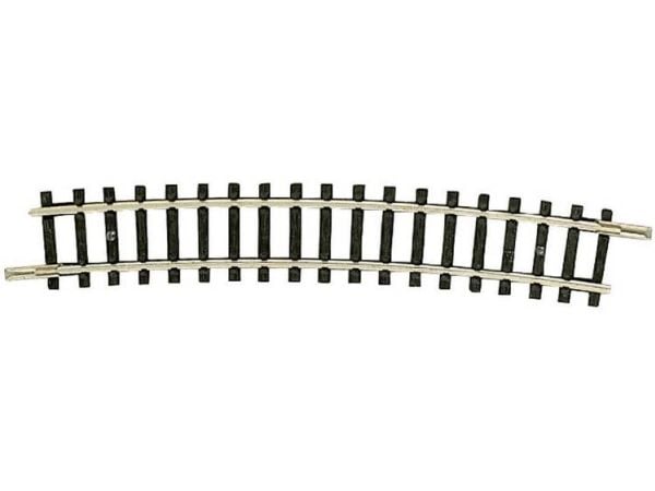 Fleischmann skinnestykke 22226 N (uten ballast) buet spor 15° 362,6 mm