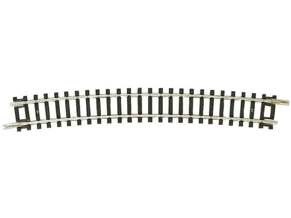 Fleischmann 22227 skinne (uten ballast) buet spor 15° 480 mm