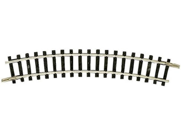 Fleischmann skinne 22233 N (uten ballast) bøyd spor 24° 228,2 mm