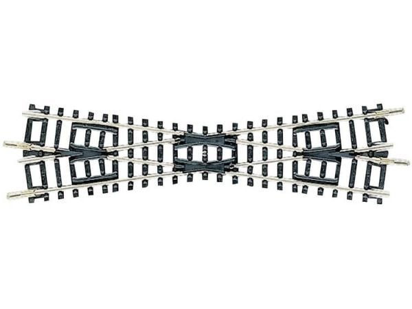 Fleischmann skinnestykke 22245 (uten ballast) kryss 112,6 mm 15°