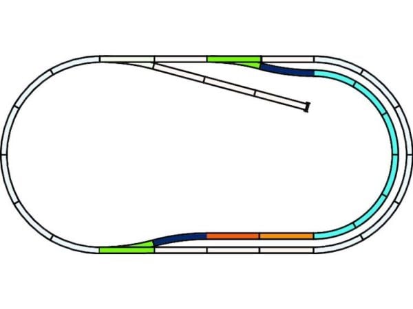 H0 Piko A-raide 55320 Jatkosarja 1 sarja