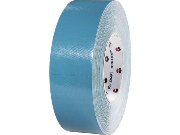 TOOLCRAFT 829B48L25C 829B48L25C Tekstilbånd 829B48L25C Blå , Grå (L x B) 25 m x 48 mm 1 stk