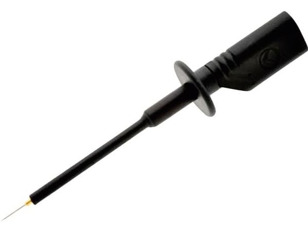 Hirschmann Test & Measurement PRUEF 1610 FT Au sw Sikkerhedstestspids Stikforbindelse 2 mm CAT II 1000 V Sort 1 stk