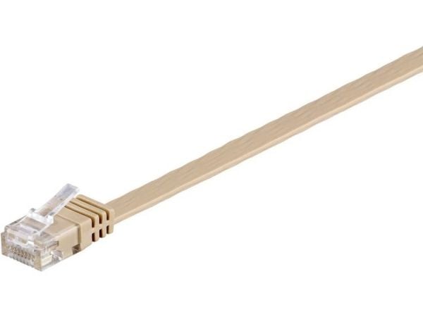 Goobay 95879, 0,5 m, Cat6, U/UTP (UTP), RJ-45, RJ-45, Lysebrun