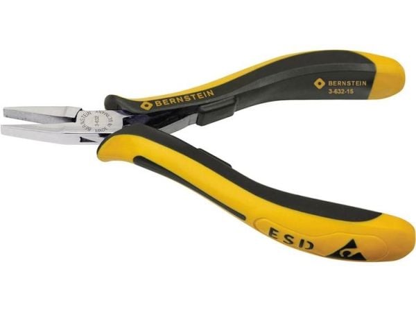Bernstein 3-632-15, Ballkoblingstang, 1,85 cm, Stål, Plast, Svart, Gult, 12 cm