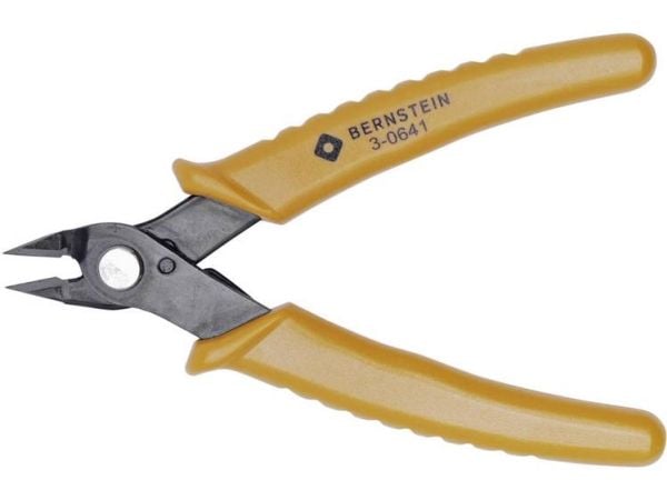 Bernstein 3-0641, Diagonal tang, 1 cm, Stål, Oransje, 135 mm, 70 g