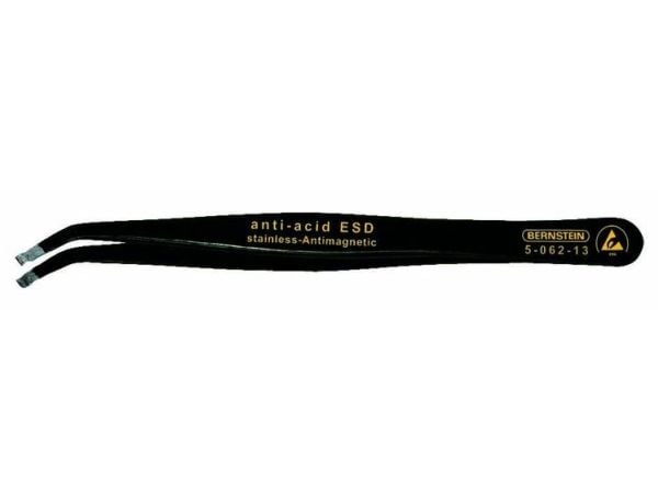 Bernstein 5-062-13, Rustfritt stål, Svart, Flat, Buet, 16 g, 115 mm