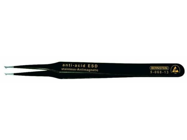 Bernstein 5-068-13, Rustfritt stål, Svart, Flat, Rett, 13 g, 120 mm