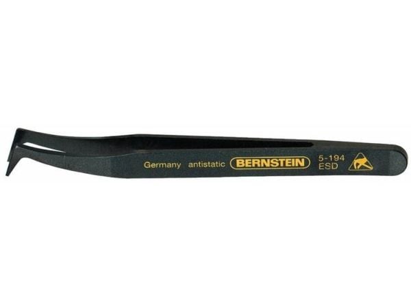 Bernstein 5-194, Plast, Svart, Flat, Bøyd, 5 g, 120 mm