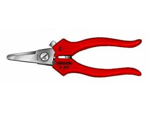 Bernstein 5-305, Klemmetenger, 3 cm, Rød, 145 mm, 58 g