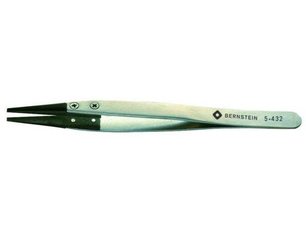 Bernstein 5-432, Svart, Metallisk, Flat, Rett, 17 g, 125 mm, 1 stykker
