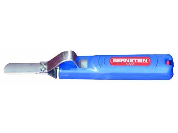 BERNSTEIN avisoleringkniv for elektronikk 5-506, egnet for rundkabler 4–28 mm