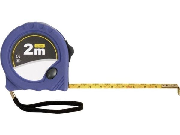 Bernstein 7-506, Rullelinjal, Plast, Blå, cm, MM Fiber, 2000 mm, 55 mm