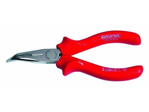 Bernstein 13-916 VDE, Nesetang, 2 mm, Beskyttelse mot elektrostatisk utladning (ESD), Stål, Rød, 165 mm