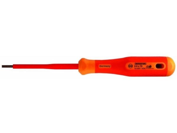 BERNSTEIN VDE slisset skrutrekker spissbredde 4 mm, bladlengde 100 mm