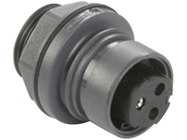 Bulgin PXP6012/03P/ST rundkontakt, innbygging, samlet poltall: 3, serie (rundkontakt): PXP 1 stk