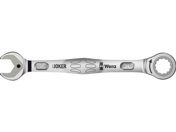 Wera 6000 Joker fast/åpen ringpipe skralle-nøkkel, tommelig