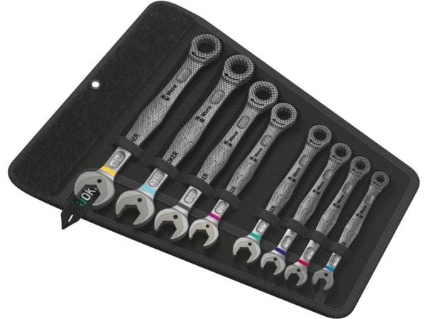 Wera 05020012001, 1/2,3/4,3/8,5/16,5/8,7/16,9/16,11/16", Metallisk, Stål, Kromnikkel, Matte, CE, GS, DVE