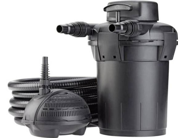Pontec 57147 UVC-puhdistimella varustettu painesuodatin 2500 l/h