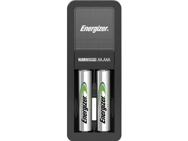 Energizer Recharge Mini 700 - 8-13 hr batterilader - (for 1xAA, 2xAAA) 2 x AAA - NiMH - 700 mAh