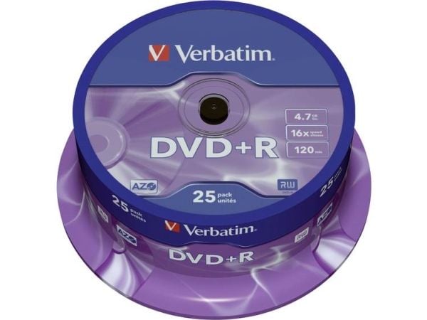 Verbatim DataLifePlus - 25 x DVD+R - 4,7 GB 16x - spindel