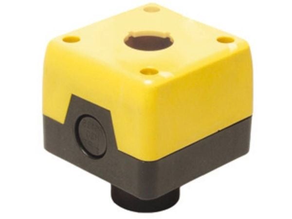 Pizzato Elettrica VFKIT35 VFKIT35 Tyhjä kotelo 1 asennuspiste (L x S x K) 72 x 72 x 56 mm Keltainen, musta 1 kpl