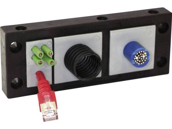 Icotek KEL 24/4 Kaapelin läpivientilista Polyamidi Musta 1 kpl