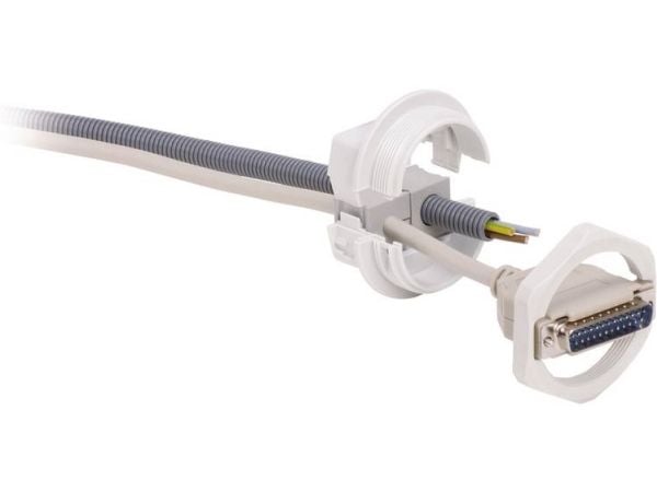 Icotek KVT 50/2 Kabelgennemføring kan deles Grå 1 stk