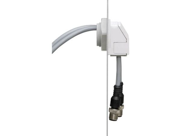 Icotek KVT 32 W90 Kabelgennemføring kan deles Polykarbonat Grå 1 stk