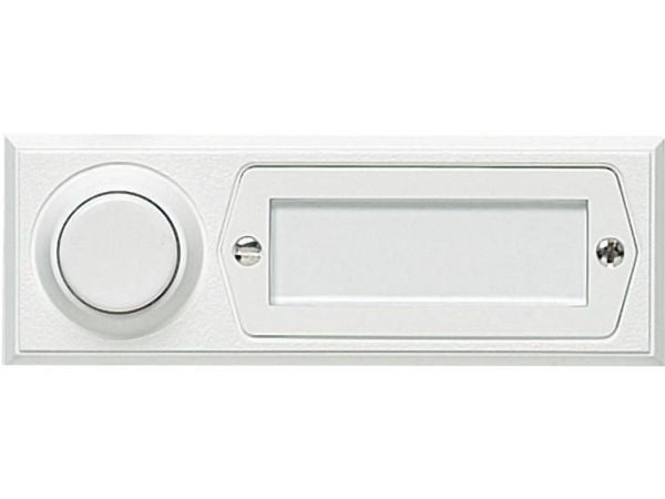 Grothe 51013 Ringeklokke med navneskilt Enkel Hvid 12 V/1,5 A