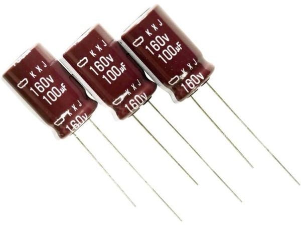 CHEMI-CON radial ledningstype elektrolytisk kondensator 120 µF 400 V (Ø x L) 18 mm x 31,50 mm 1 stk.