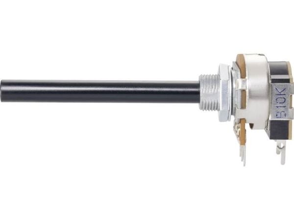 Weltron WCIP20CIPS-08-60F1-4K7-20%-LIN Pyörivä potentiometri kytkimellä Mono 0,4 W 4,7 kΩ 1 kpl