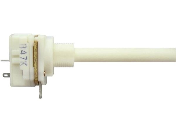 Weltron 002045040839 WP20KCIL-12-50F1-47K-20%-LIN Pyörivä potentiometri kytkimellä Mono 0,2 W 47 kΩ 1 kpl