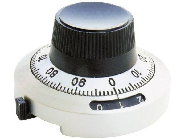 Bourns H-46-6A Mittakello asteikolla Musta (Ø x K) 46 mm x 24 mm 1 kpl 1 kpl