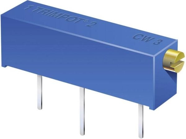 Bourns 3006P-1-102LF cermet-trimmer lineær 0,75 W 1 kO 5400 °, 1 stk
