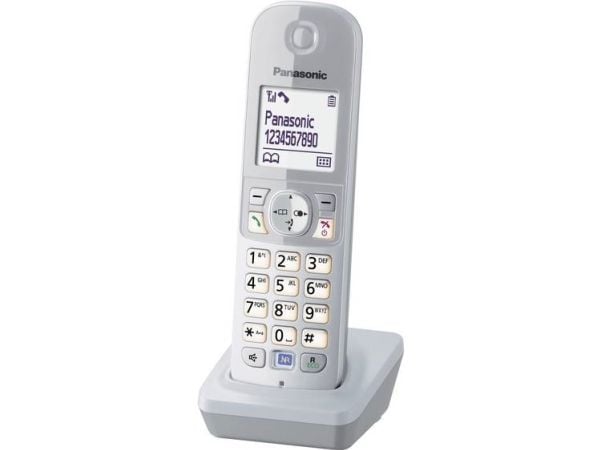 Panasonic KX-TGA681 - Trådløst ekstra håndsett med anrops-ID - DECT\GAP - sølv