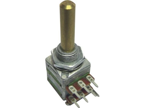Potentiometri Service 4168 Drejepotentiometri Stereo 0,2 W 100 kΩ 1 stk