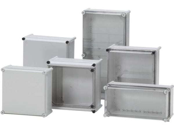 Fibox PC 3828 13 G Installationskabinet 378 x 278 x 130 Polykarbonaatti , Polyamidi Gråhvid (RAL 7035) 1 stk