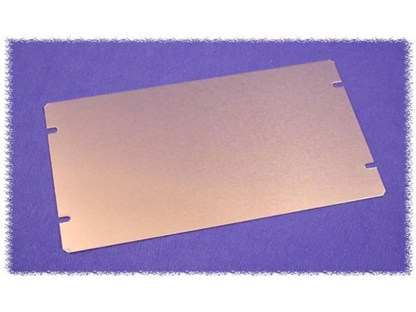 Hammond Electronics 1434-26 monteringsplate 397 x 152 x 1 mm aluminium natur, 1 stk