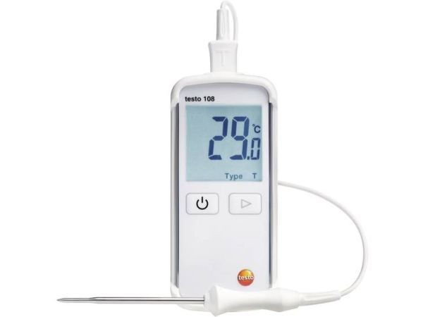 testo 108-2 Temperatur-måleudstyr -50 - +300 °C Sensortyp T