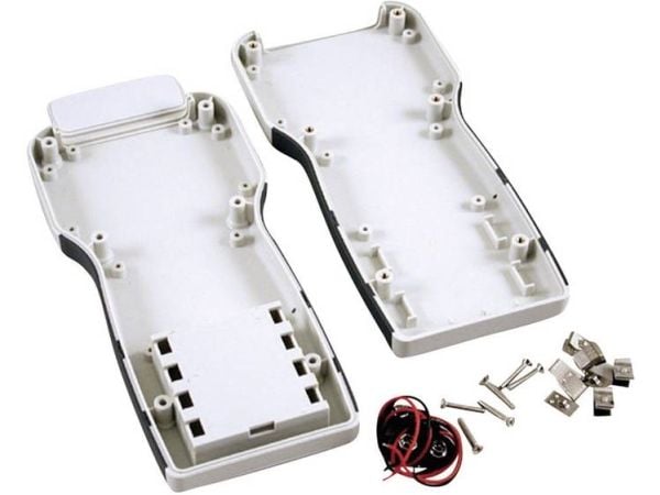 Hammond Electronics 1553TGYBAT handkapsling 210 x 100 x 32 ABS grå, 1 st Hammond Electronics 1553TGYBAT handkapsling 210 x 100 x 32 ABS grå, 1 st