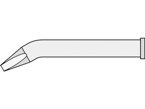 Weller XT BX 30°, Loddespiss, Weller, WXP 120/ WP 120, Sølv, 1 stykker, 2,4 mm