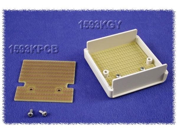 Hammond Electronics 1593QPCB kretskort epoksy (L x B) 68 x 59 mm (1 stk)