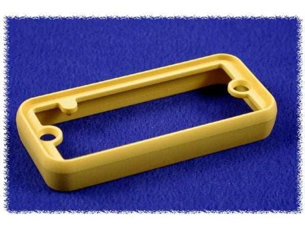 Hammond Electronics 1455NBY-10 ramme (L x B x H) 8 x 103 x 53 mm ABS gul 10 stk