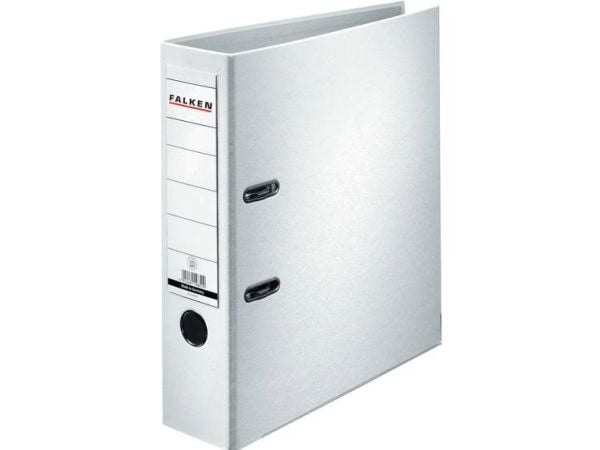 Falken PP-Color A4 perm ryggbredde 80 mm hvit 2 bøyler 9984030