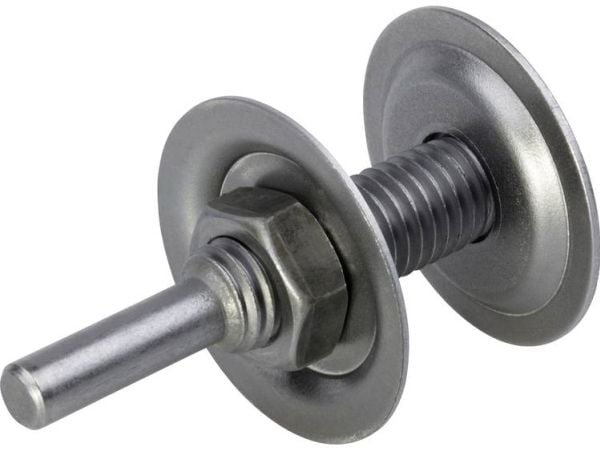 wolfcraft GmbH 2116000, Shank-kontakt, for sanding and polishing discs without shank, 1 stykker, 1 cm, 6 mm