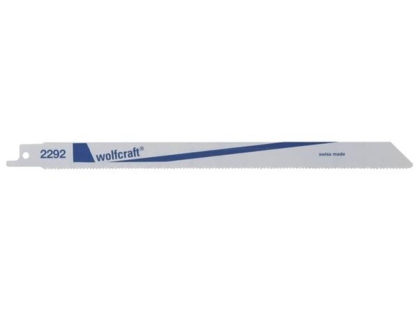 wolfcraft GmbH 2292000, Sabelsagblad, Aluminium, Støpejern, Ikke-jernholdig metall, Rør, Bimetall, 21 cm, 1,8 mm, 8 mm